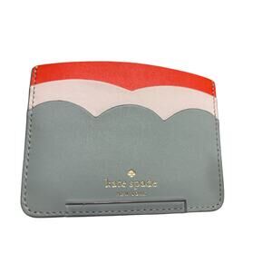 Kate Spade Gemma Small Slim Card Holder- Cloud Mist